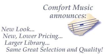 Comfort Music Announces New Look, Lower Prices!